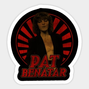 Retro Vintage Classic Pat Benatar Sticker